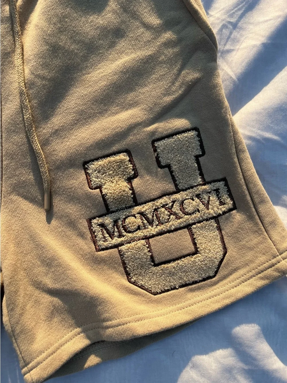 Beige Sweat-shorts